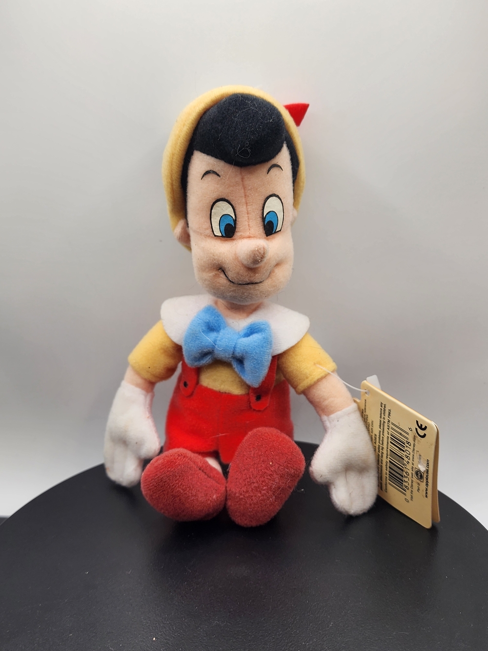 Vintage Disney Pinocchio 7” Plush Doll Applause Inc 1980s Retro Stuffed Toy NWT